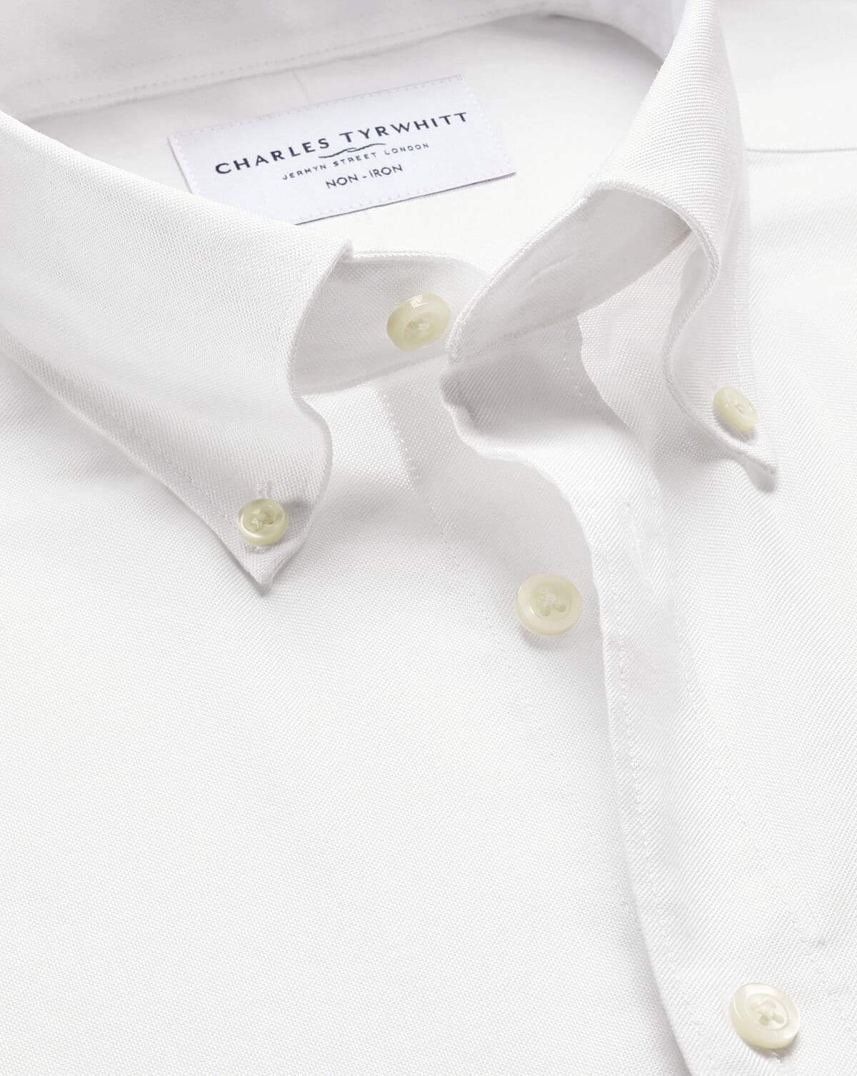 Non-Iron рубашка Oxford – Белая 3